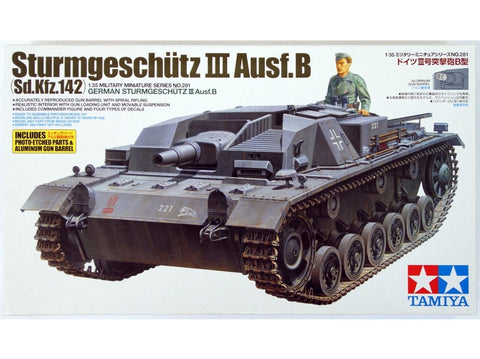 Tamiya StuG III Ausf.B 1/35 plastikinis tanko modelis