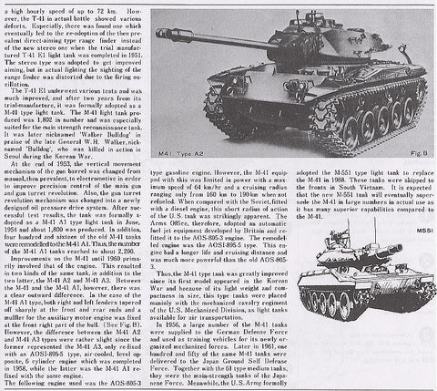 Tamiya JAV M41 Walker Bulldog 1/35 plastikinis surenkamas tanko modelis