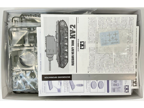 Tamiya KV-2 sovietų sunkusis tankas 1/35 plastikinis modelis