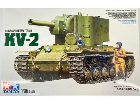 Tamiya KV-2 sovietų sunkusis tankas 1/35 plastikinis modelis
