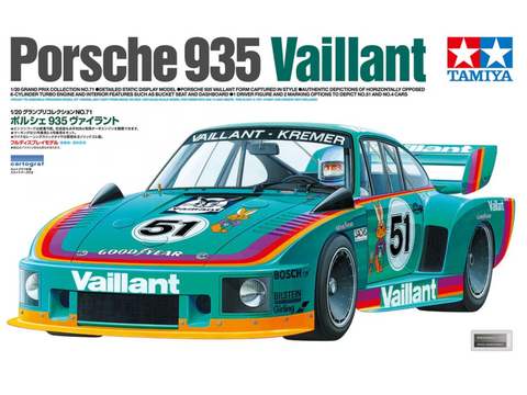 Tamiya Porsche 935 Vaillant 1/20 plastikinis surinkimo rinkinys