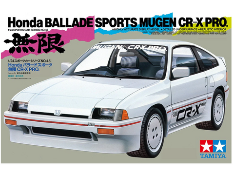 Tamiya Honda Mugen CR-X Pro 1/24 plastikinis surenkamas modelis 24045