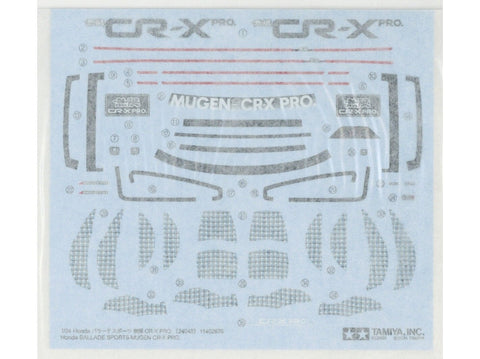 Tamiya Honda Mugen CR-X Pro 1/24 plastikinis surenkamas modelis 24045