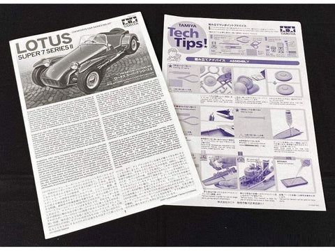 Tamiya Lotus Super Seven Series II 1/24 plastikinis surinkimo rinkinys 24357