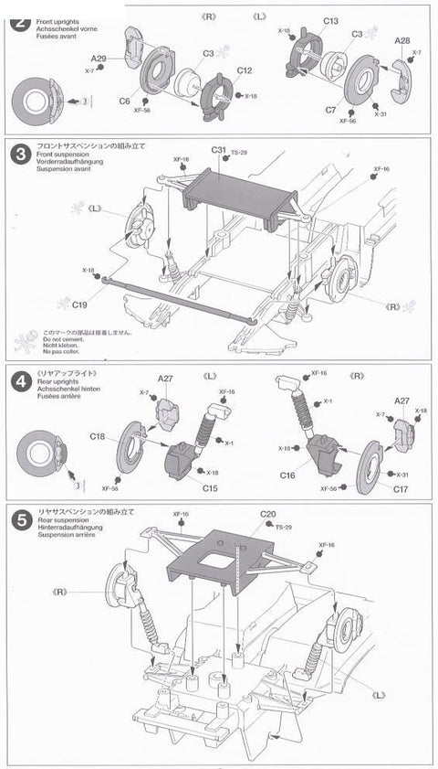 Tamiya Mercedes‑Benz SLR 722 1/24 plastikinis surenkamas modelis (24317)