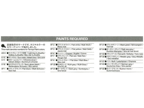 Tamiya Messerschmitt Bf 109 G-6 1/72 plastikinis lėktuvo modelio rinkinys