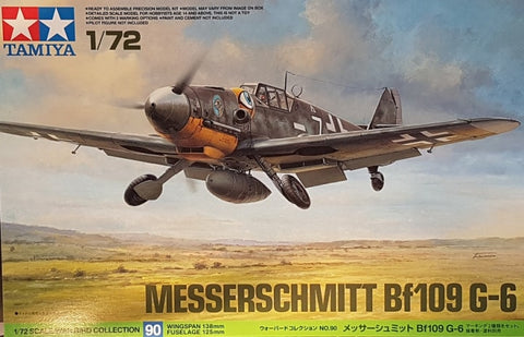 Tamiya Messerschmitt Bf 109 G-6 1/72 plastikinis lėktuvo modelio rinkinys