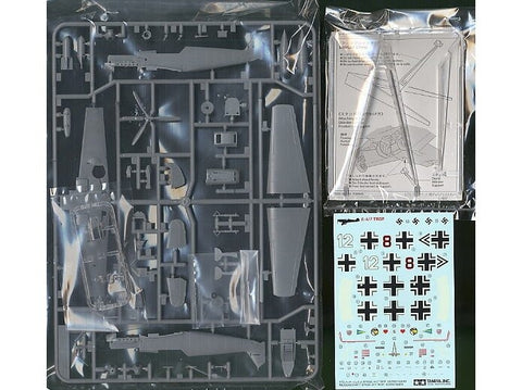 Tamiya Messerschmitt Bf 109E-4/7 Trop 1/72 plastikinis lėktuvo modelis 60755