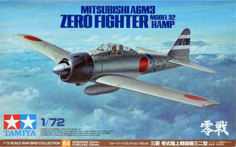 Tamiya Mitsubishi A6M3 Zero Model 32 (Hamp) 1/72 plastikinis modelis