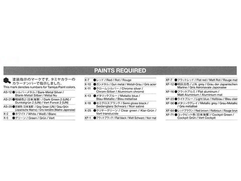 Tamiya Mitsubishi A6M3/3a Zero 22, 1/72 plastikinis lėktuvo modelis