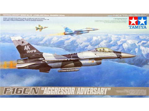 Tamiya F-16C/N Aggressor 1/48 plastikinis lėktuvo modelis