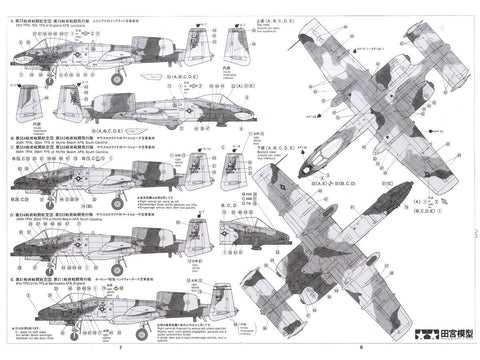 Tamiya A-10A Thunderbolt II (USAF) 1/48 plastikinis modelis