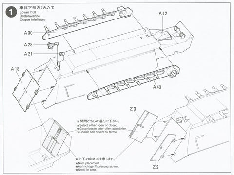 Tamiya Sd.Kfz.251/1 Ausf.D 1/35 vokiečių šarvuotis plastikinis rinkinys (35195)