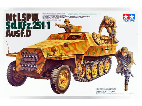 Tamiya Sd.Kfz.251/1 Ausf.D 1/35 vokiečių šarvuotis plastikinis rinkinys (35195)