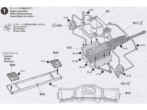 Tamiya Nissan Calsonic Skyline GT-R R34 1/24 plastikinis surinkimo rinkinys