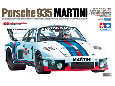 Tamiya Martini Porsche 935 Turbo 1/20 plastikinis surenkamas rinkinys