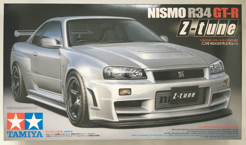 Tamiya Nissan Skyline GT‑R R34 Nismo Z‑tune 1/24 surinkimo rinkinys