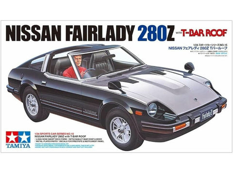 Tamiya Nissan Fairlady 280Z su T-Bar stogu, 1/24 plastikinis modelis