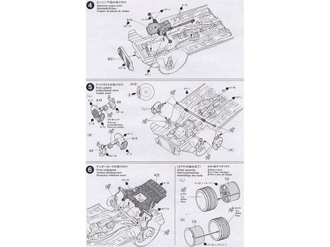Tamiya Nissan Skyline GT‑R V‑Spec R34 1/24 surenkamas plastikinis rinkinys