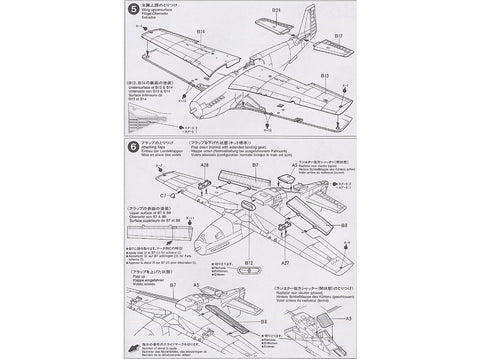 Tamiya P-51B Mustang 1/48 – surenkamas plastikinis lėktuvo modelis