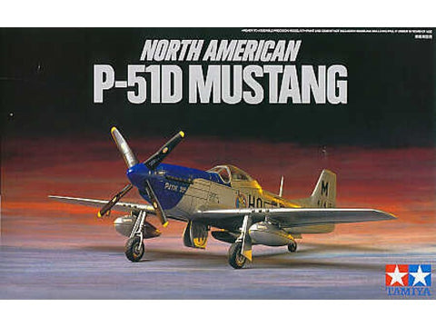 Tamiya North American P-51D Mustang 1/72 plastikinis lėktuvo modelis