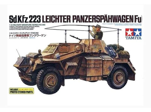 Tamiya Sd.Kfz.223 (Fu) žvalgybinis šarvuočis 1/35 su fotoėsdiniais (35268)