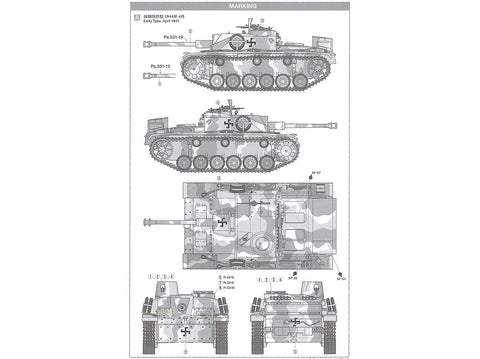 Tamiya Sturmgeschütz III Ausf.G Suomijos armija 1/35 tanko rinkinys