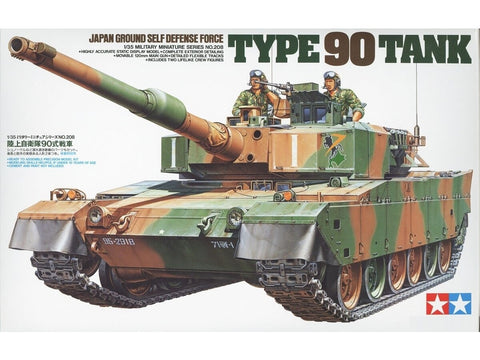 Tamiya Type 90 tankas JGSDF 1/35 – plastikinis surenkamas modelis