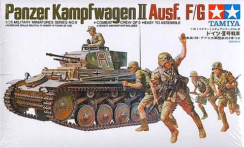 Tamiya Panzer II Ausf. F/G 1/35 plastikinis tanko modelis