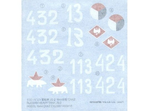 Tamiya IS-2 (JS-2) 1944 ChKz sunkus tankas – plastikinis rinkinys