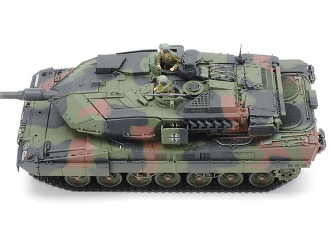Tamiya Leopard 2 A7V vokiečių tankas 1/35 plastikinis surenkamas modelis 35387