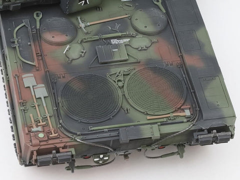 Tamiya Leopard 2 A7V vokiečių tankas 1/35 plastikinis surenkamas modelis 35387