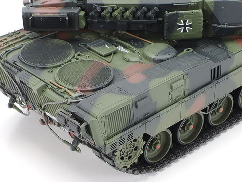 Tamiya Leopard 2 A7V vokiečių tankas 1/35 plastikinis surenkamas modelis 35387