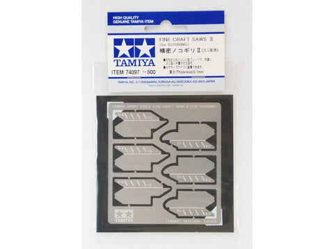 Tamiya Fine Craft Saws II 0,1 mm pjūklelių rinkinys graviravimui 74097