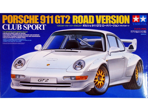 Tamiya Porsche 911 GT2 Road Version 1/24 plastikinis surinkimo rinkinys