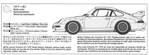 Tamiya Porsche 911 GT2 Road Version 1/24 plastikinis surinkimo rinkinys