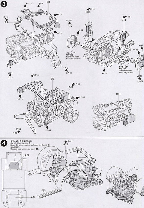 Tamiya Porsche 959 1/24 plastikinis surinkimo rinkinys