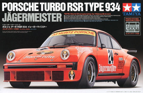Tamiya Porsche 934 Turbo RSR Jagermeister 1/24 surenkamas modelis