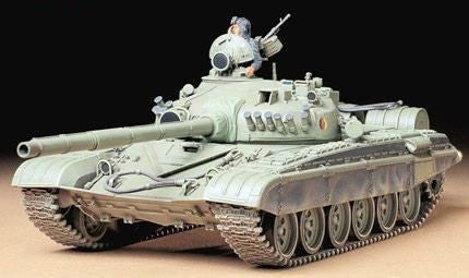 Tamiya T-72M1 Rusijos tankas 1/35 surenkamas plastikinis modelis 35160