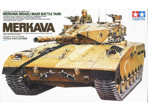 Tamiya Merkava Izraelio tankas 1/35 plastikinis modelis 35127