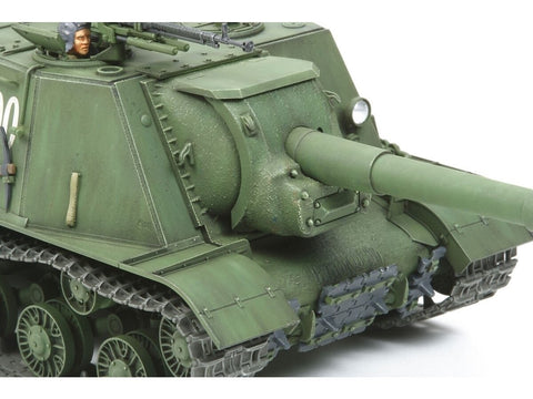 Tamiya sovietų sunki savaeigė haubica ISU-152 1/35 modelis