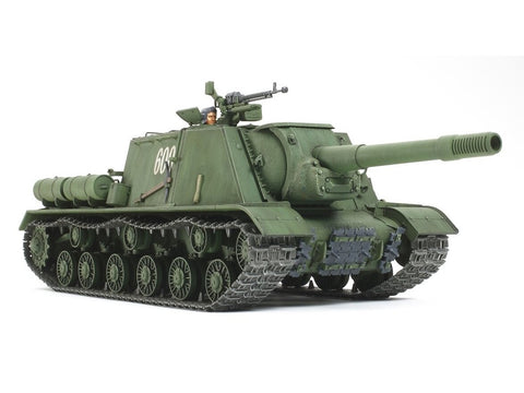 Tamiya sovietų sunki savaeigė haubica ISU-152 1/35 modelis