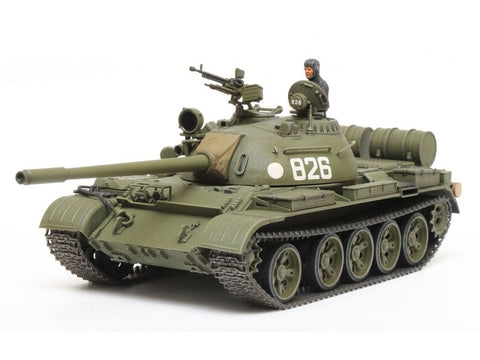 Tamiya T-55 sovietinis vidutinis tankas 1/48 plastikinis rinkinys
