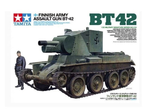 Tamiya BT-42 Suomijos šturmo pabūklas 1/35 – plastikinis modelis