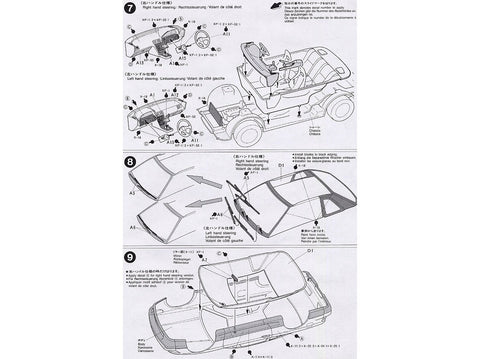 Tamiya Nissan Silvia S13 K's 1988 1/24 plastikinis surinkimo rinkinys
