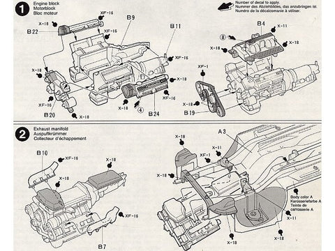 Tamiya Lexus LS400 UCF11L 1/24 plastikinis surinkimo rinkinys (24114)