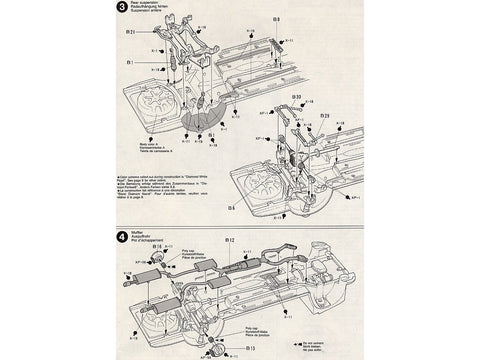 Tamiya Lexus LS400 UCF11L 1/24 plastikinis surinkimo rinkinys (24114)