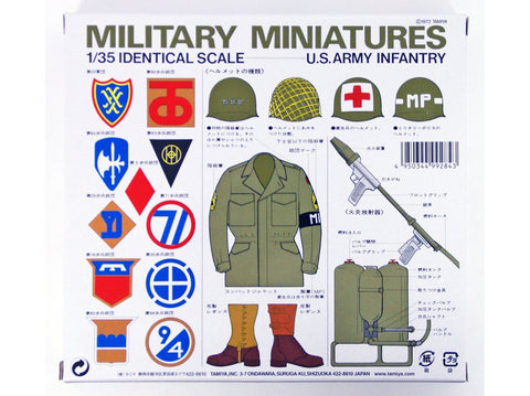 Tamiya JAV armijos pėstininkai 1/35 plastikinis figūrėlių rinkinys