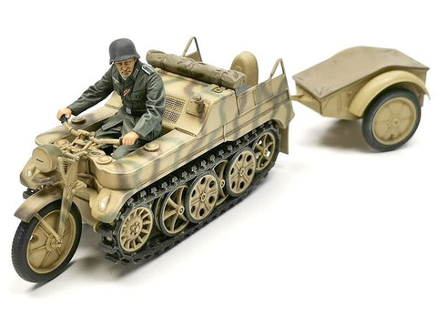 Tamiya Sd.Kfz.2 Kettenkraftrad 1/35 vidutinės gamybos, 35377