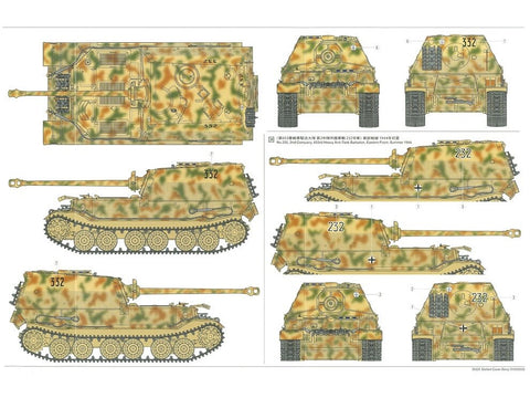 Tamiya Sd.Kfz.184 Elefant 1/35 surenkamas plastikinis modelis (35325)